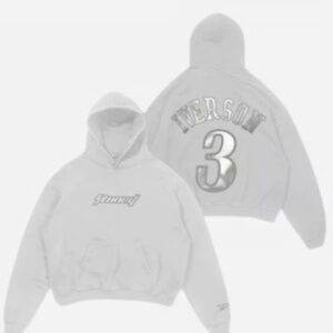 NWT Not Unboxed! Post Malone x Reebok "White Iverson" Anniversary Hoodie LIMITED